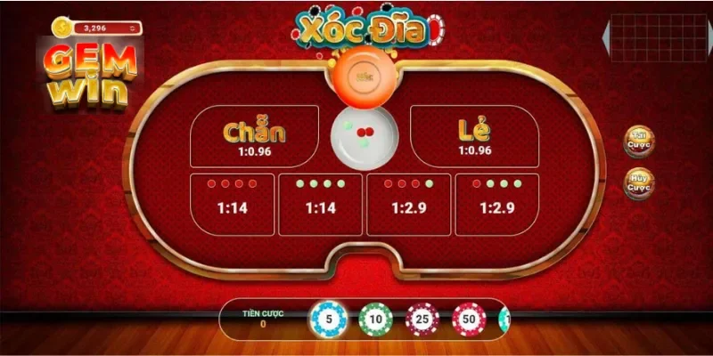 Trải nghiệm xóc đĩa trực tuyến GEMWIN